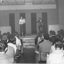 Otra foto del mismo Recital en la Casa de la Cultura- de "Isidro y Valentín".